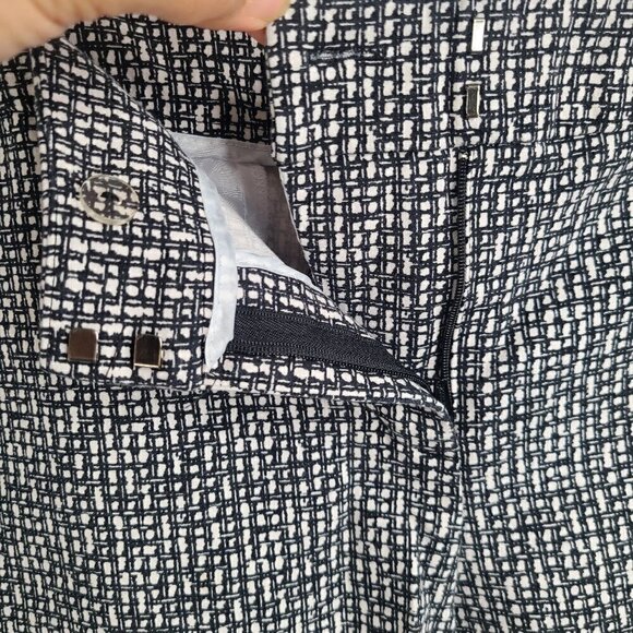 Apt 9 Black White Geo Plaid Shorts - Picture 3 of 5